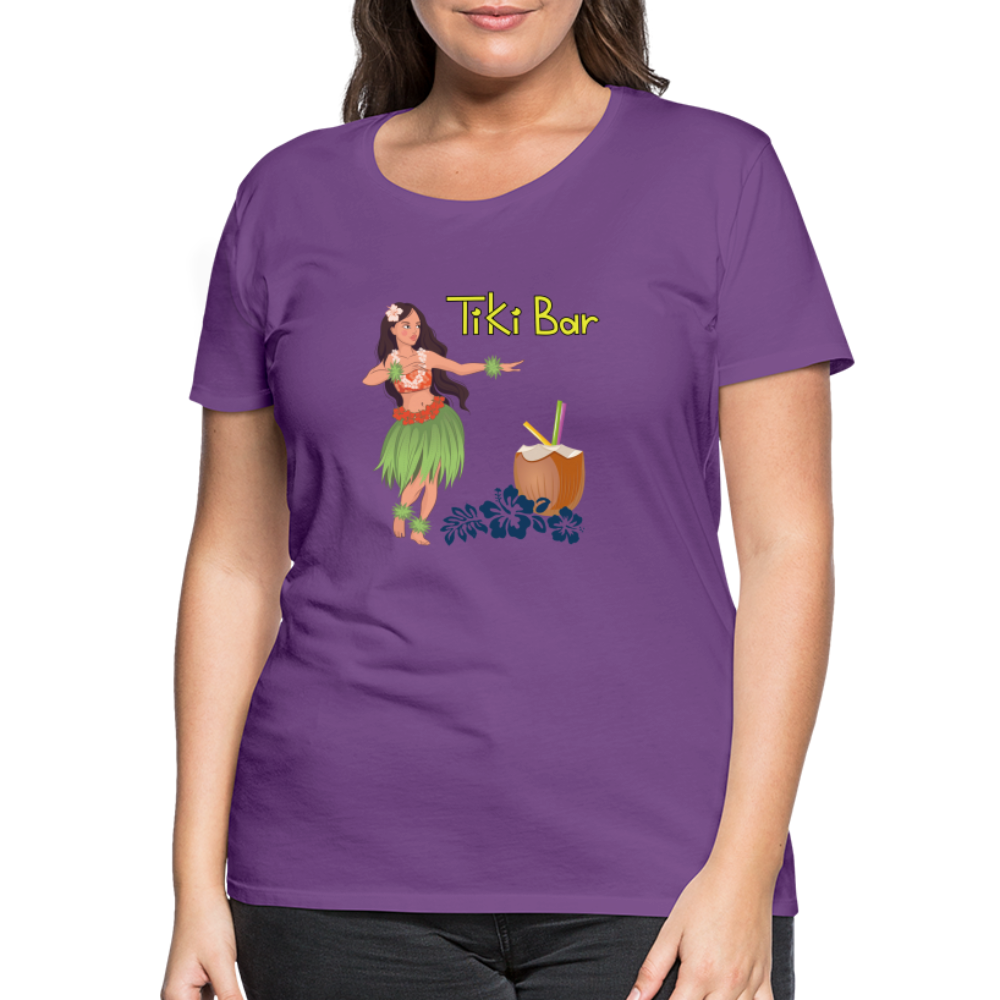 Frauen Premium T-Shirt - Tiki Bar - Lila