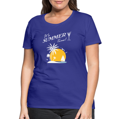 Frauen Premium T-Shirt - It's Summer Time - Königsblau