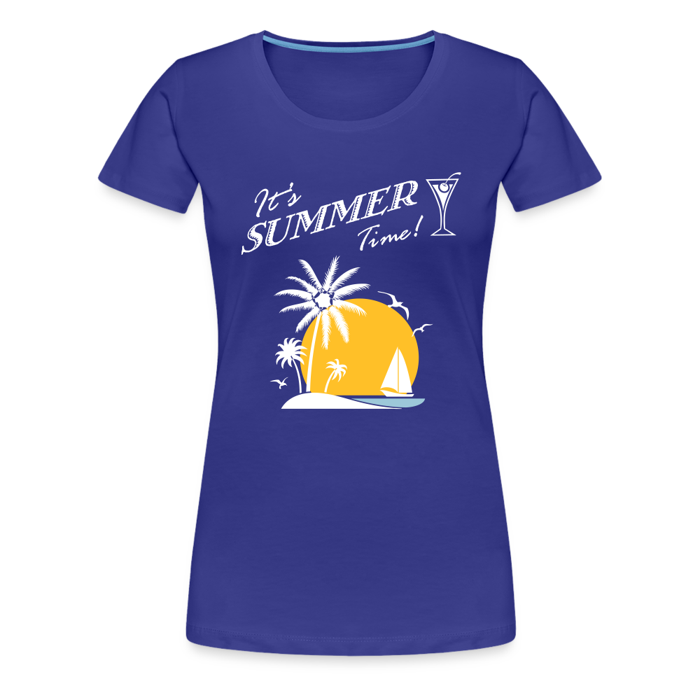 Frauen Premium T-Shirt - It's Summer Time - Königsblau