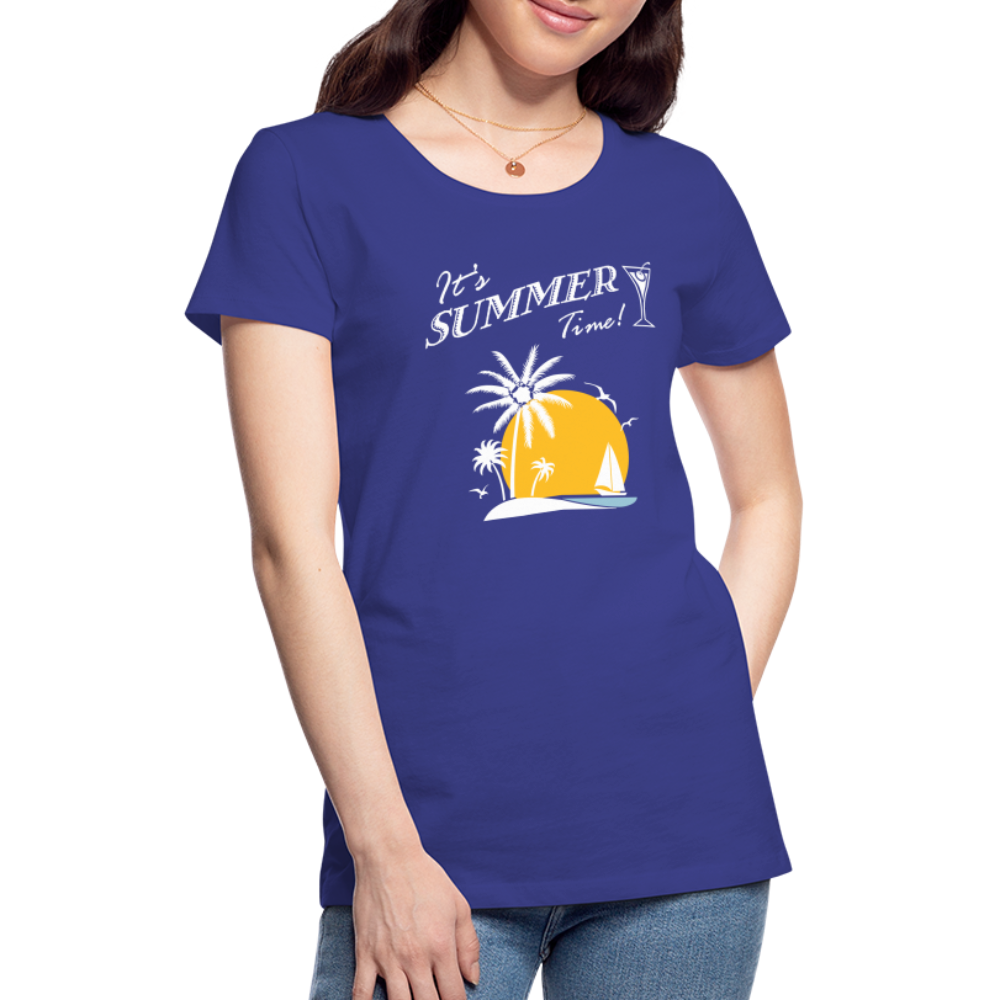 Frauen Premium T-Shirt - It's Summer Time - Königsblau