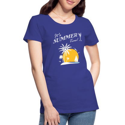 Frauen Premium T-Shirt - It's Summer Time - Königsblau