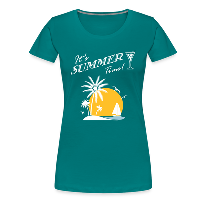 Frauen Premium T-Shirt - It's Summer Time - Divablau