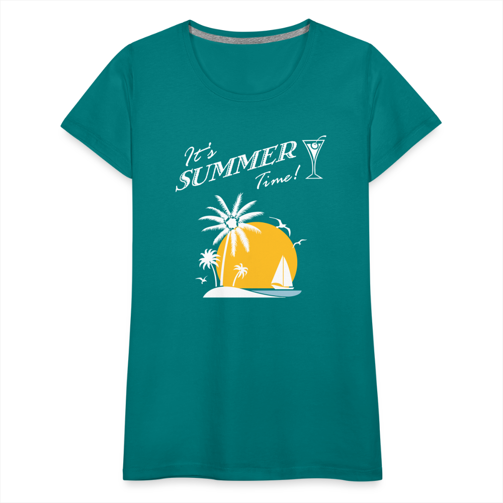 Frauen Premium T-Shirt - It's Summer Time - Divablau