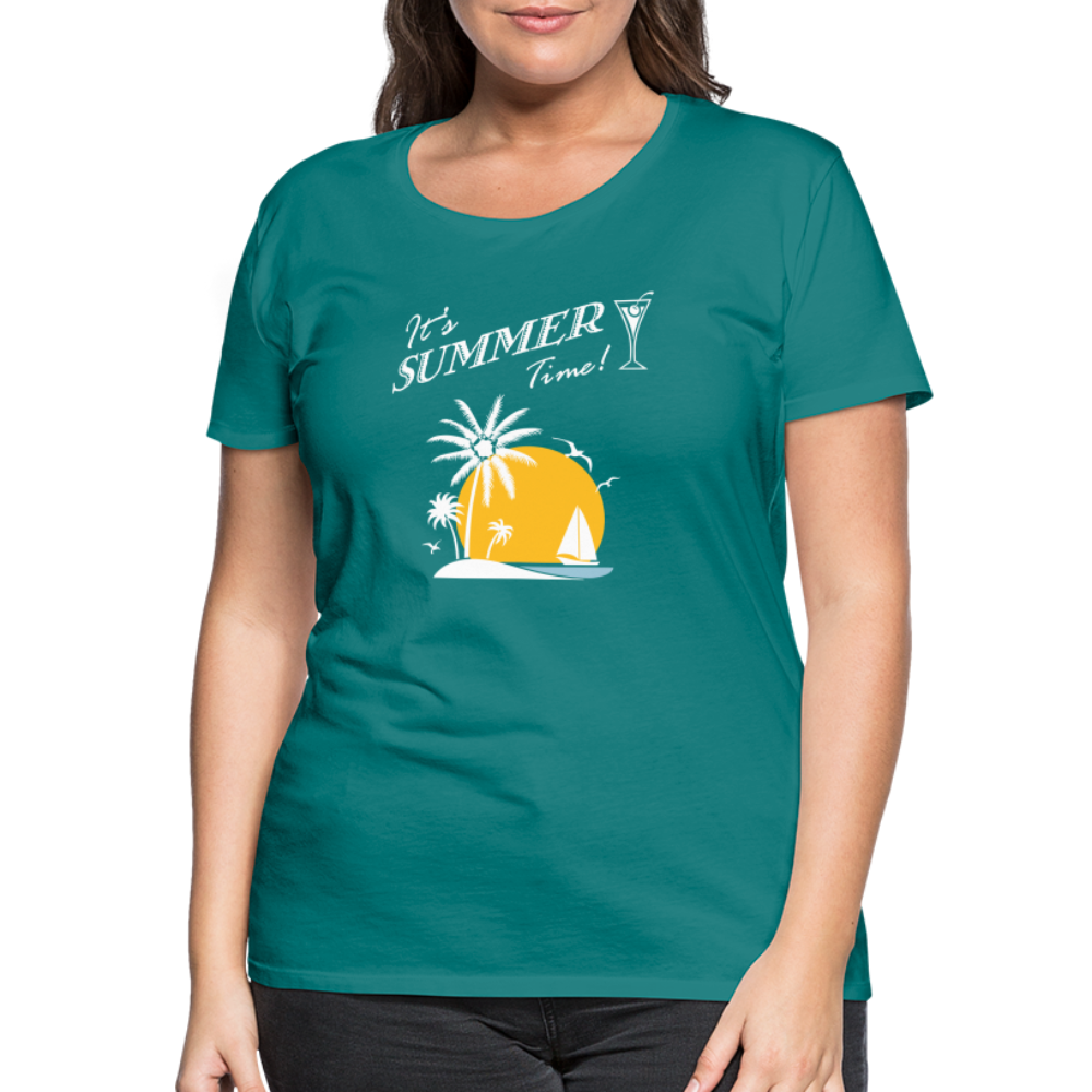 Frauen Premium T-Shirt - It's Summer Time - Divablau