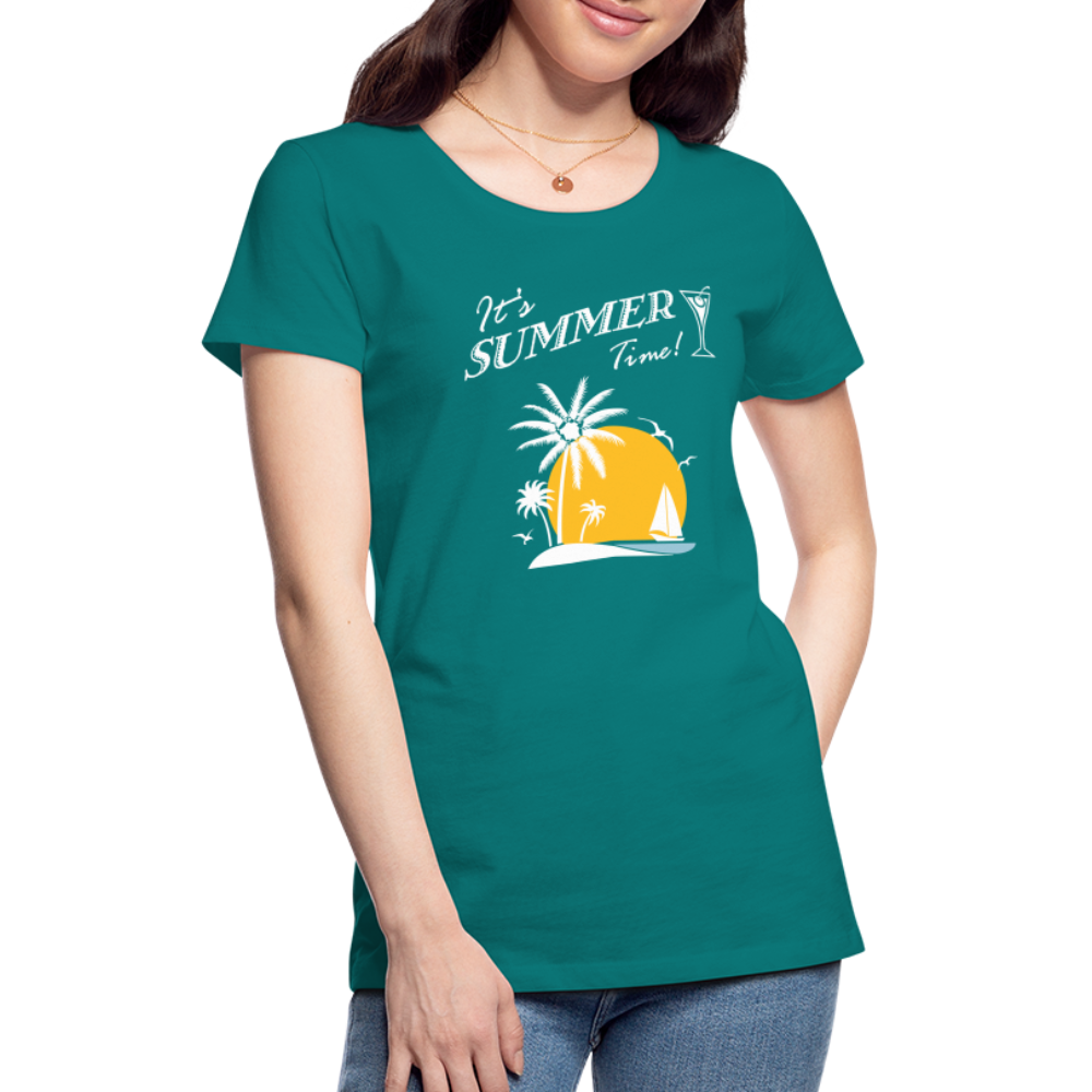 Frauen Premium T-Shirt - It's Summer Time - Divablau