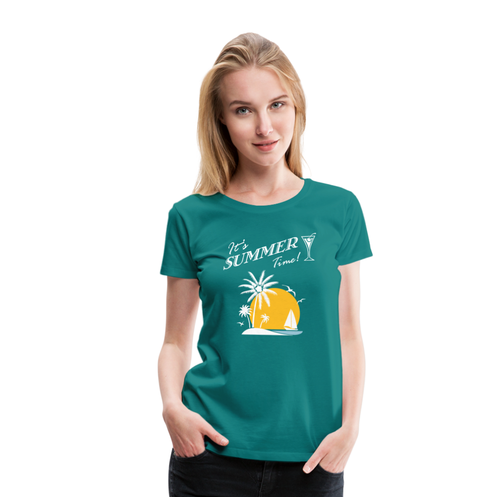 Frauen Premium T-Shirt - It's Summer Time - Divablau