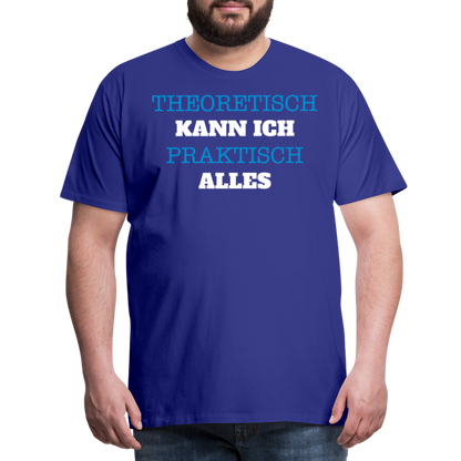 Männer Premium T-Shirt  Kann ich - Königsblau