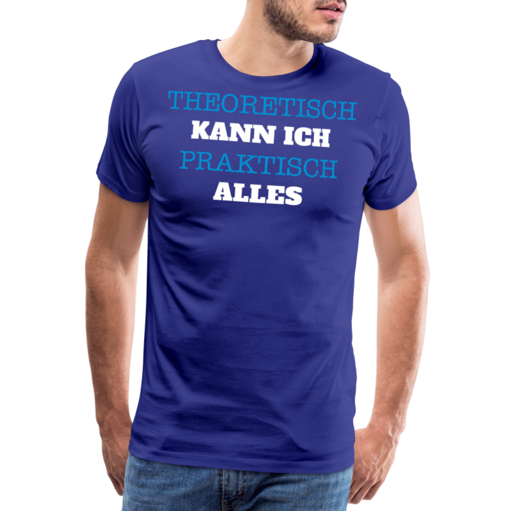 Männer Premium T-Shirt  Kann ich - Königsblau