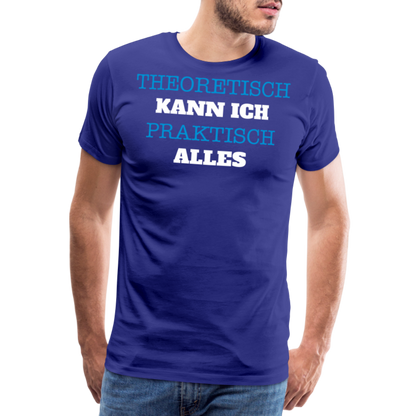 Männer Premium T-Shirt  Kann ich - Königsblau