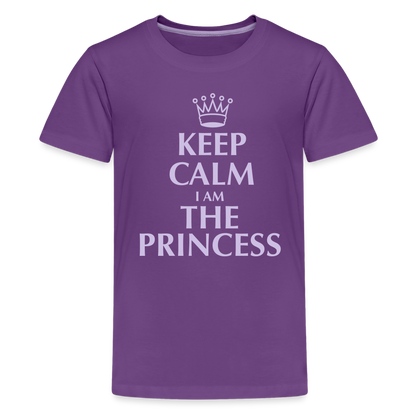 Teenager Premium T-Shirt - Keep calm - Lila