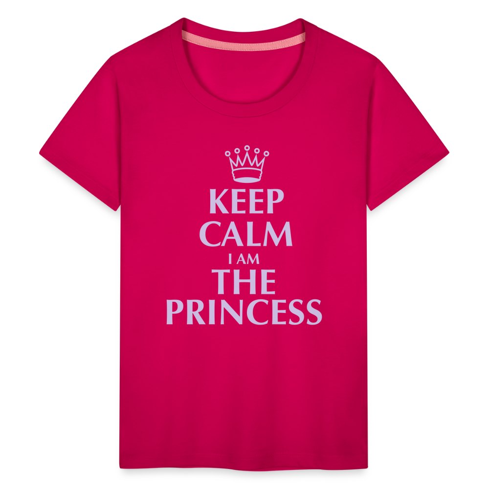 Teenager Premium T-Shirt - Keep calm - dunkles Pink