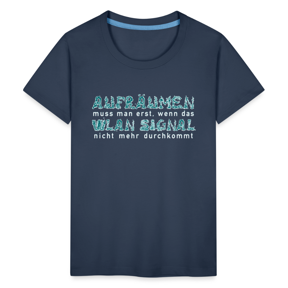 Teenager Premium T-Shirt - Aufräumen - Navy