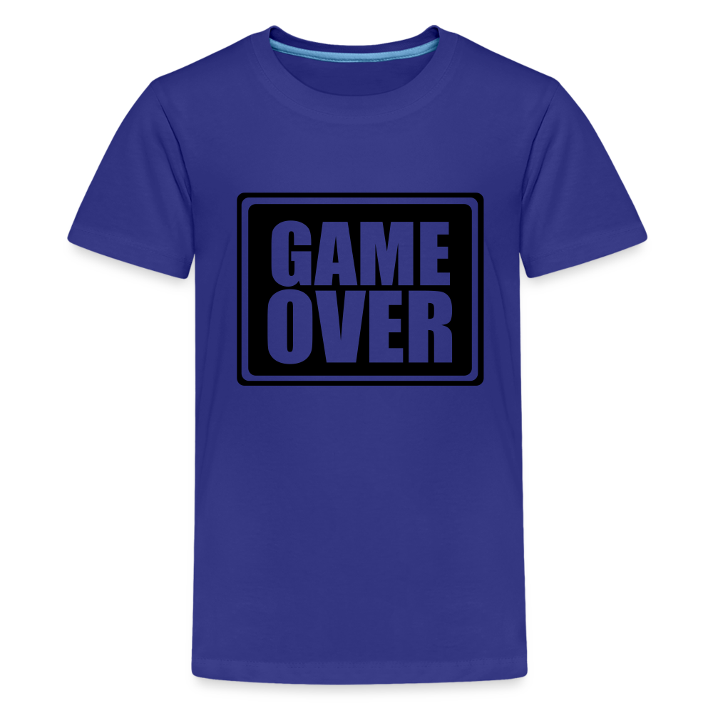 Teenager Premium T-Shirt - Game over - Königsblau