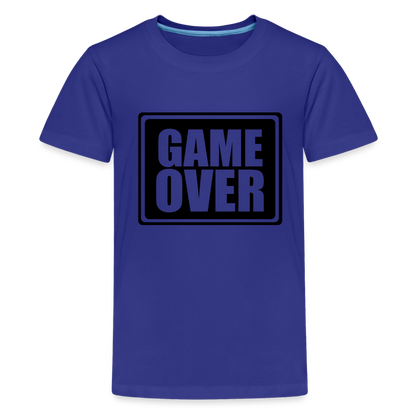 Teenager Premium T-Shirt - Game over - Königsblau