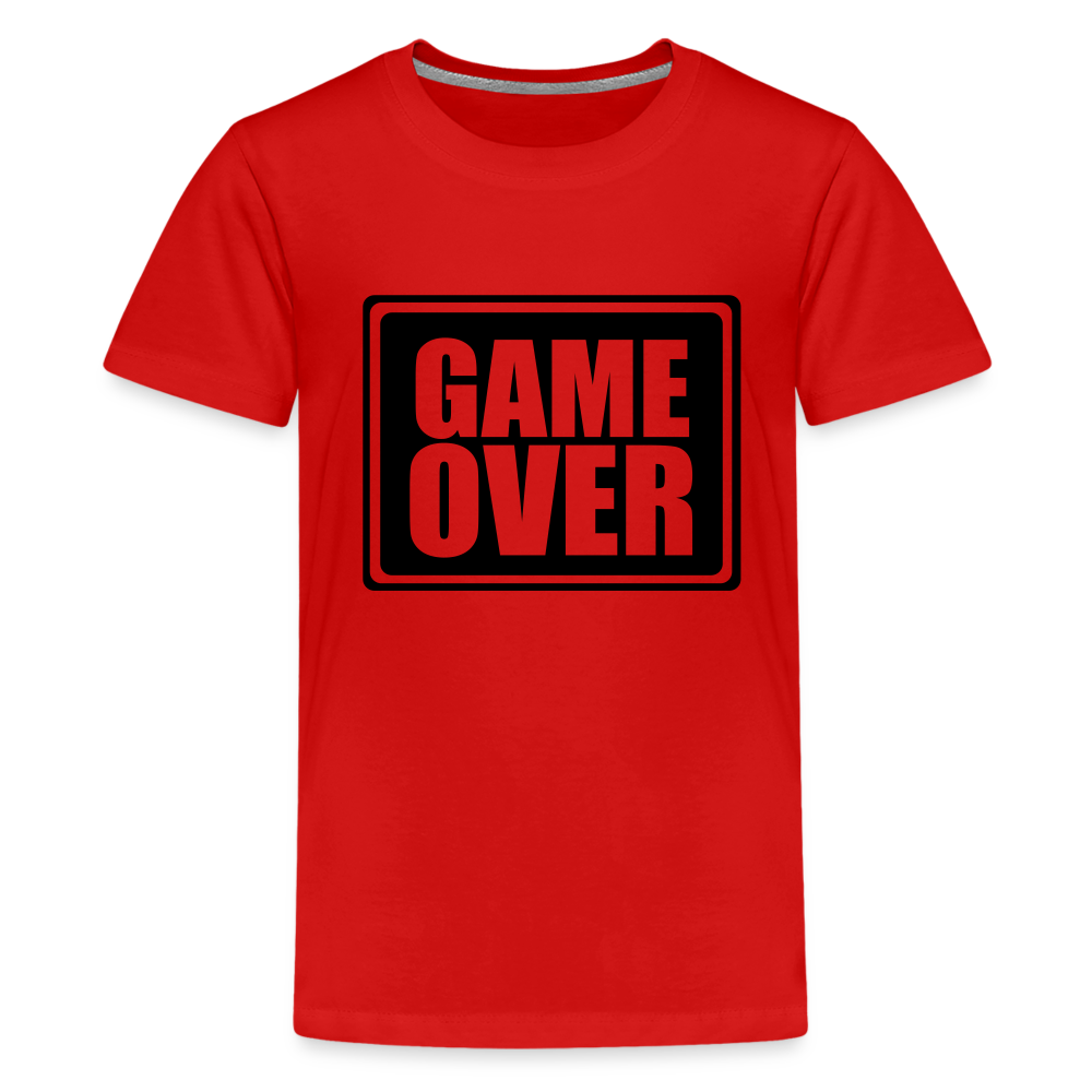 Teenager Premium T-Shirt - Game over - Rot