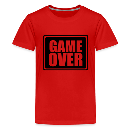 Teenager Premium T-Shirt - Game over - Rot