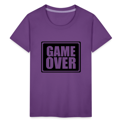 Teenager Premium T-Shirt - Game over - Lila