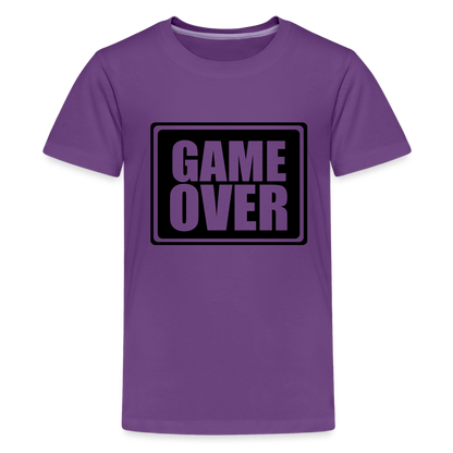 Teenager Premium T-Shirt - Game over - Lila