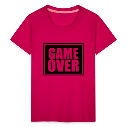 Teenager Premium T-Shirt - Game over - dunkles Pink