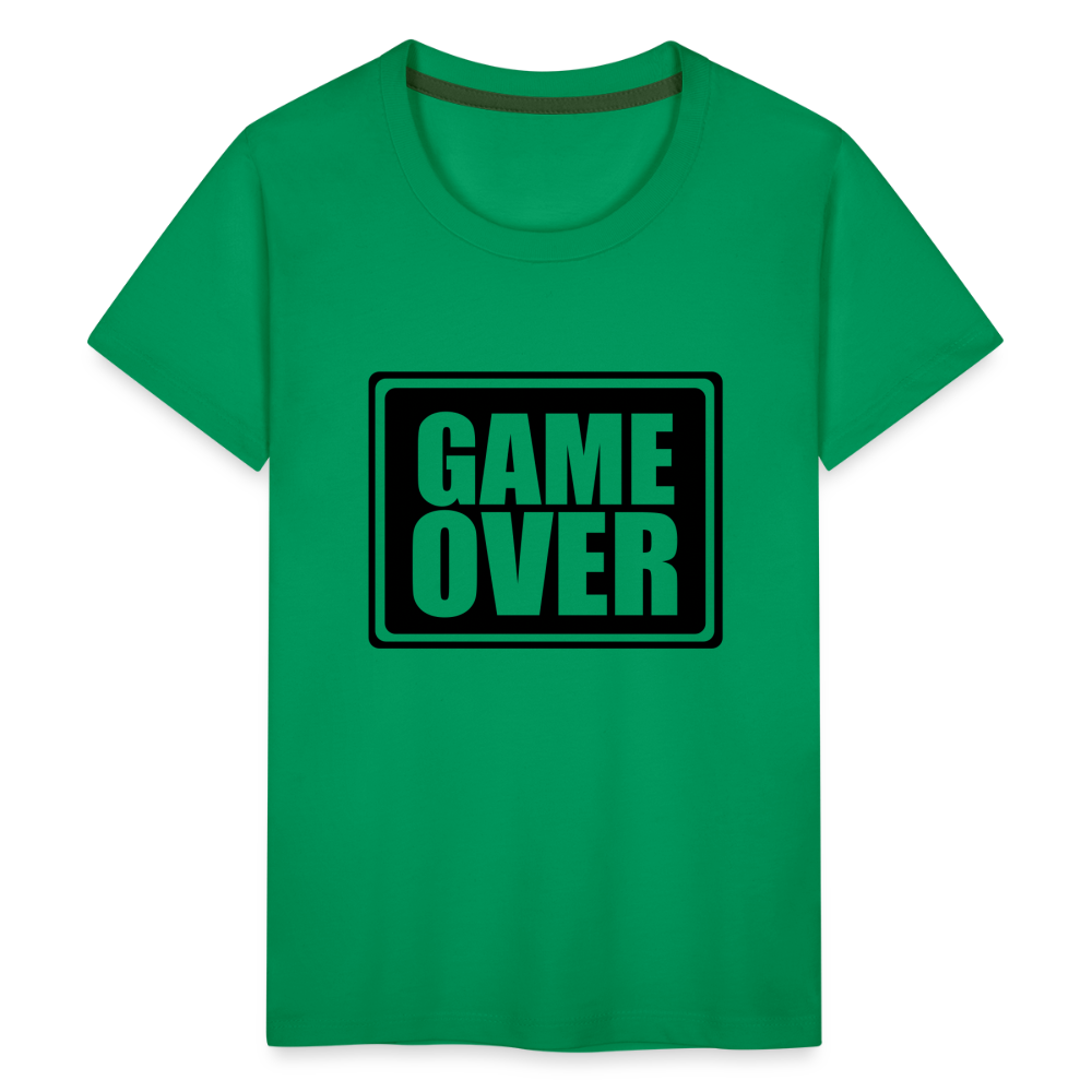 Teenager Premium T-Shirt - Game over - Kelly Green