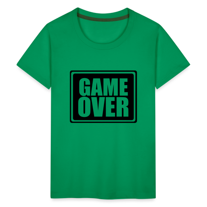 Teenager Premium T-Shirt - Game over - Kelly Green