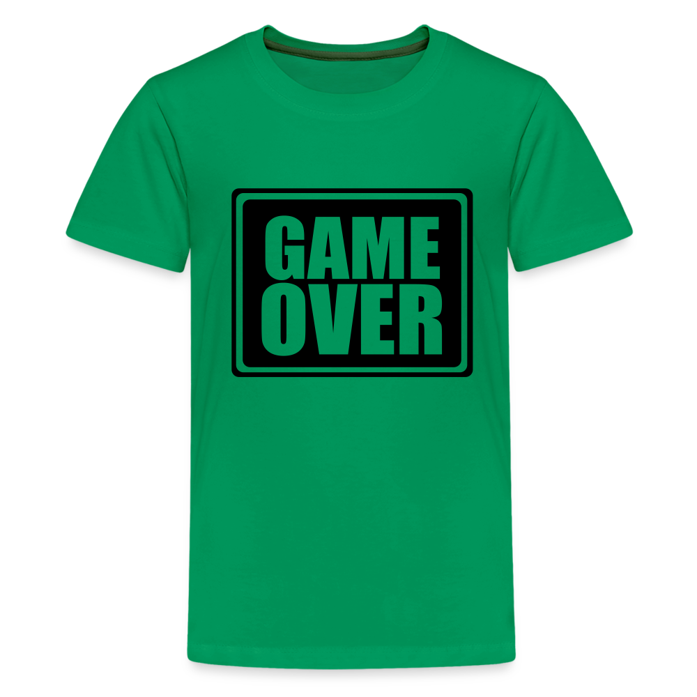 Teenager Premium T-Shirt - Game over - Kelly Green