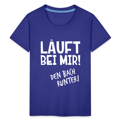 Teenager Premium T-Shirt - Läuft bei mir - Königsblau