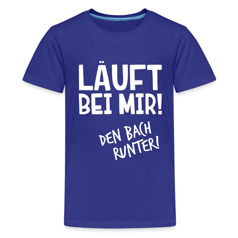 Teenager Premium T-Shirt - Läuft bei mir - Königsblau