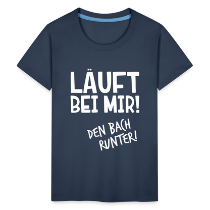 Teenager Premium T-Shirt - Läuft bei mir - Navy