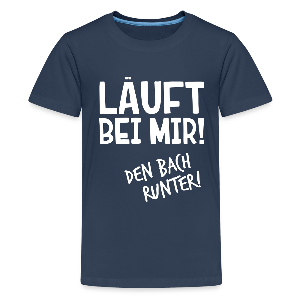 Teenager Premium T-Shirt - Läuft bei mir - Navy