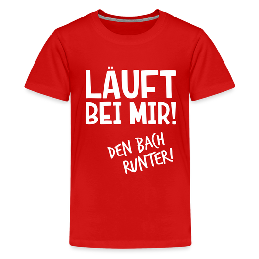 Teenager Premium T-Shirt - Läuft bei mir - Rot