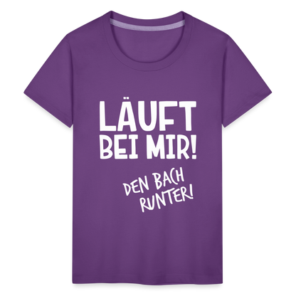 Teenager Premium T-Shirt - Läuft bei mir - Lila