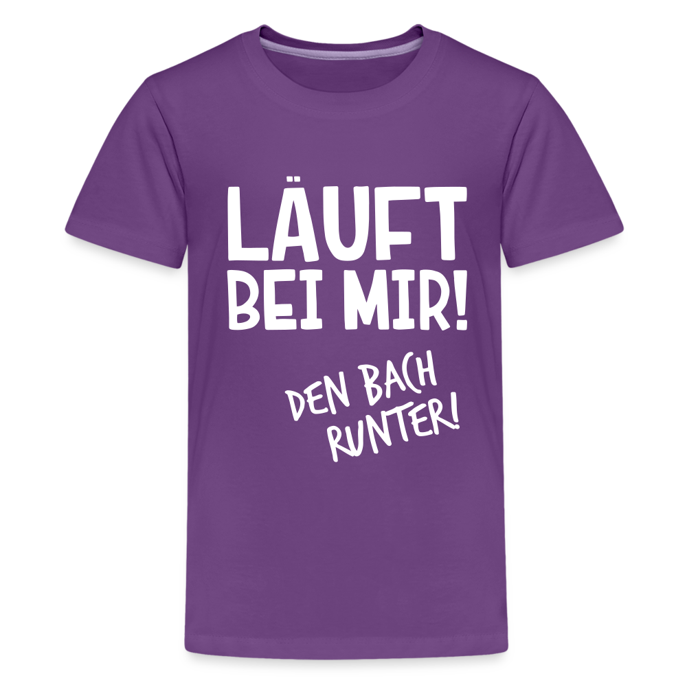 Teenager Premium T-Shirt - Läuft bei mir - Lila