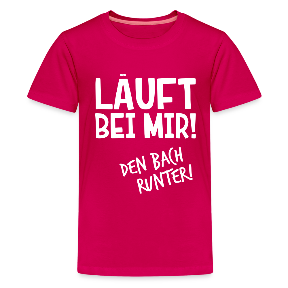 Teenager Premium T-Shirt - Läuft bei mir - dunkles Pink