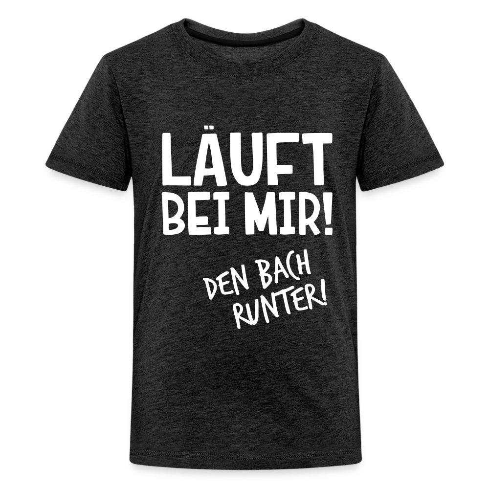 Teenager Premium T-Shirt - Läuft bei mir - Anthrazit