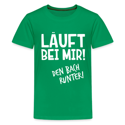 Teenager Premium T-Shirt - Läuft bei mir - Kelly Green