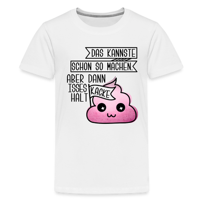 Teenager Premium T-Shirt - Kannst du machen - weiß