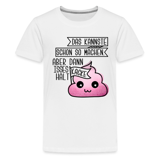 Teenager Premium T-Shirt - Kannst du machen - weiß