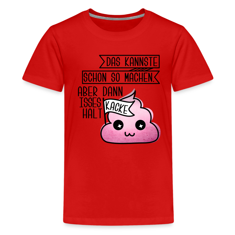 Teenager Premium T-Shirt - Kannst du machen - Rot