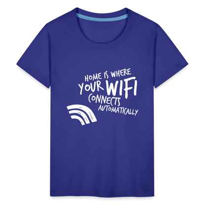 Teenager Premium T-Shirt - Wifi - Königsblau