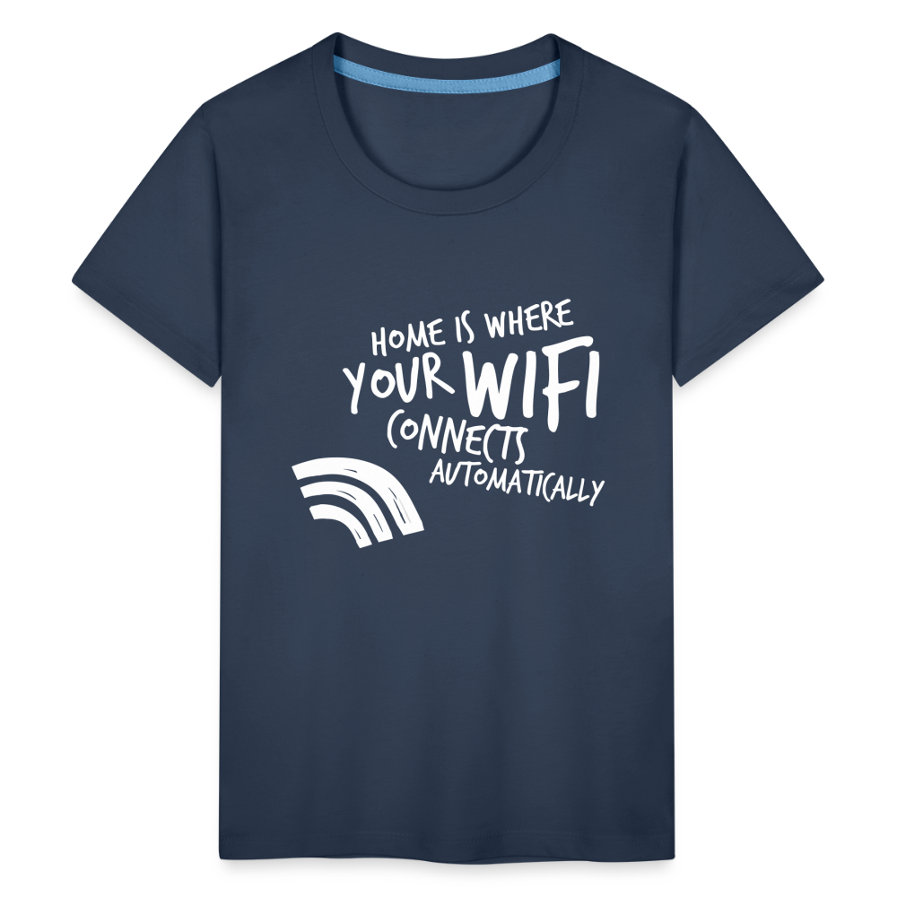 Teenager Premium T-Shirt - Wifi - Navy