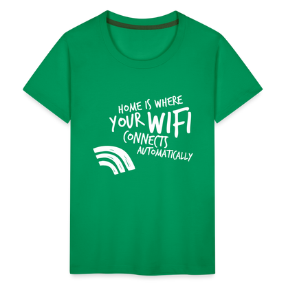 Teenager Premium T-Shirt - Wifi - Kelly Green