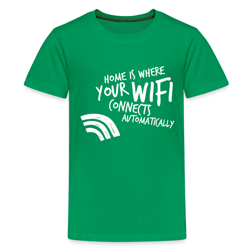 Teenager Premium T-Shirt - Wifi - Kelly Green