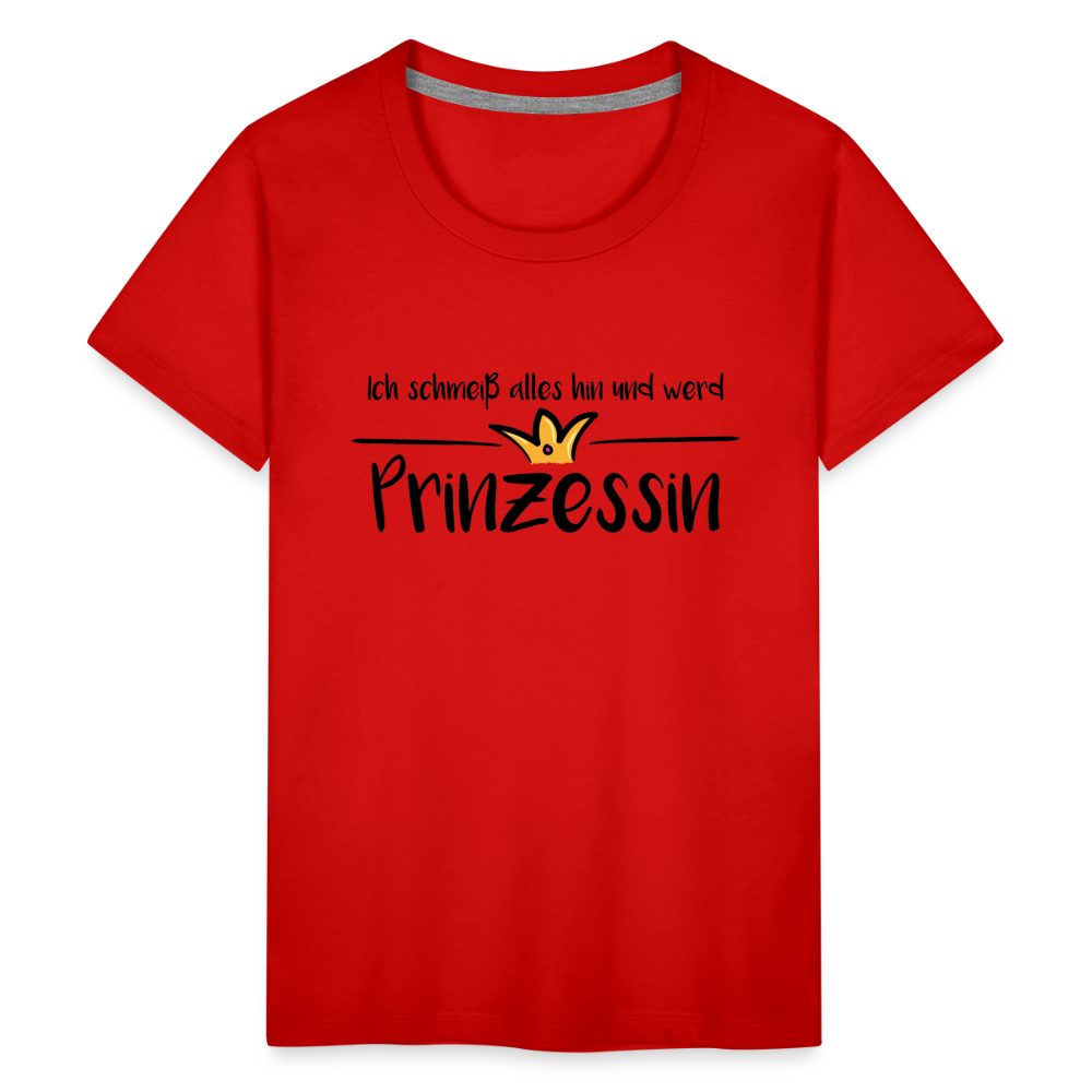 Teenager Premium T-Shirt - Prinzessin - Rot