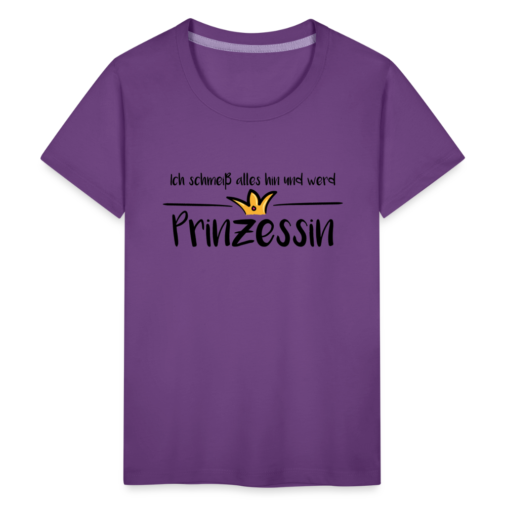 Teenager Premium T-Shirt - Prinzessin - Lila