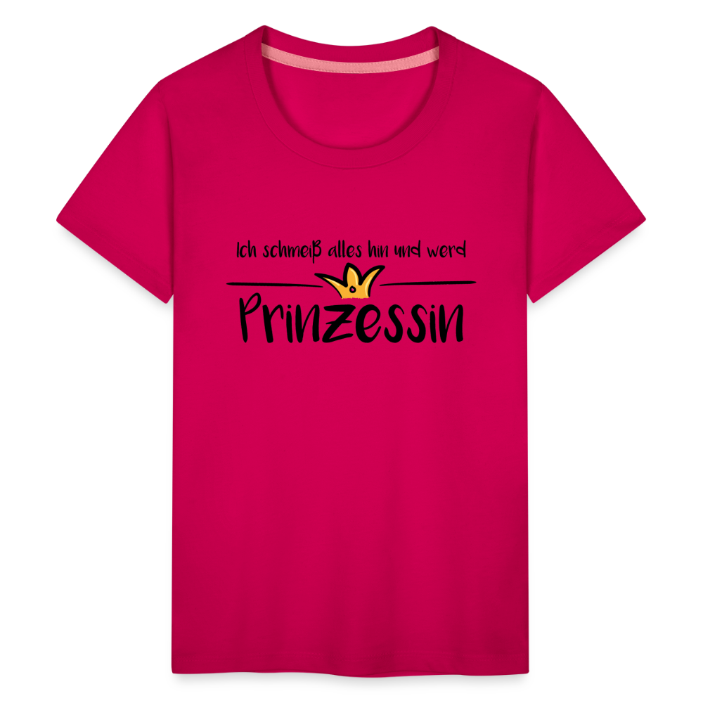 Teenager Premium T-Shirt - Prinzessin - dunkles Pink