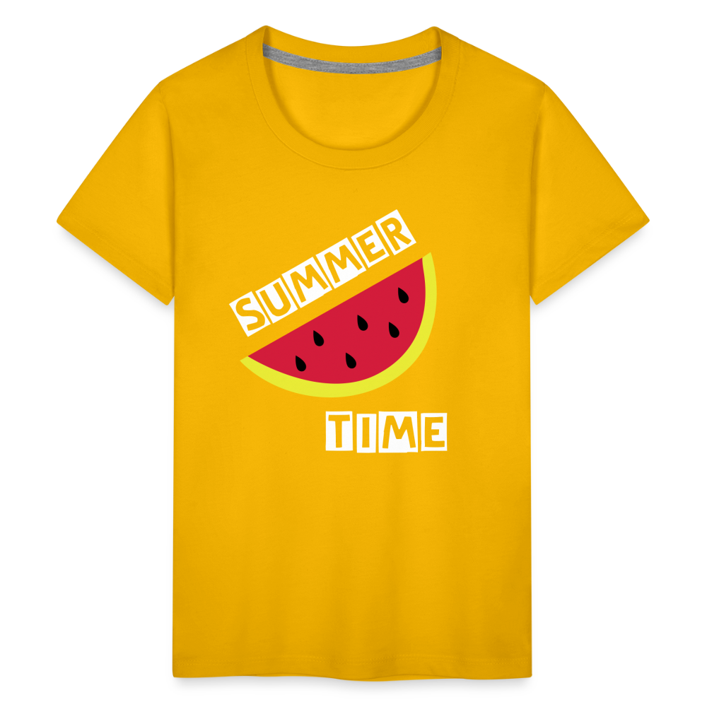 Teenager Premium T-Shirt - Melone - Sonnengelb