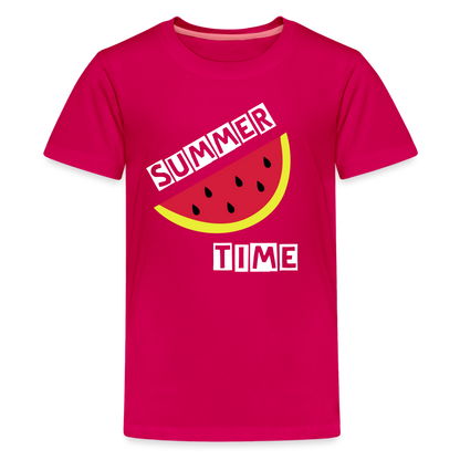 Teenager Premium T-Shirt - Melone - dunkles Pink