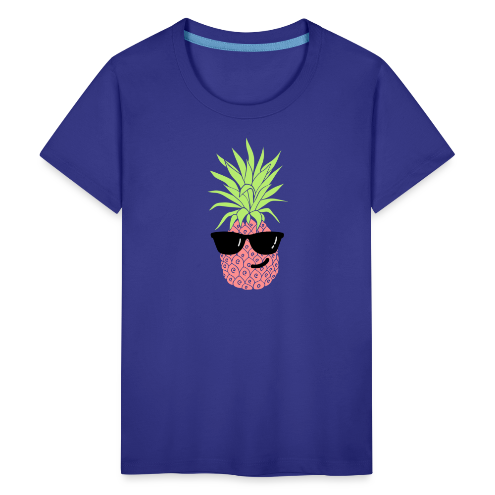 Teenager Premium T-Shirt - Ananas - Königsblau