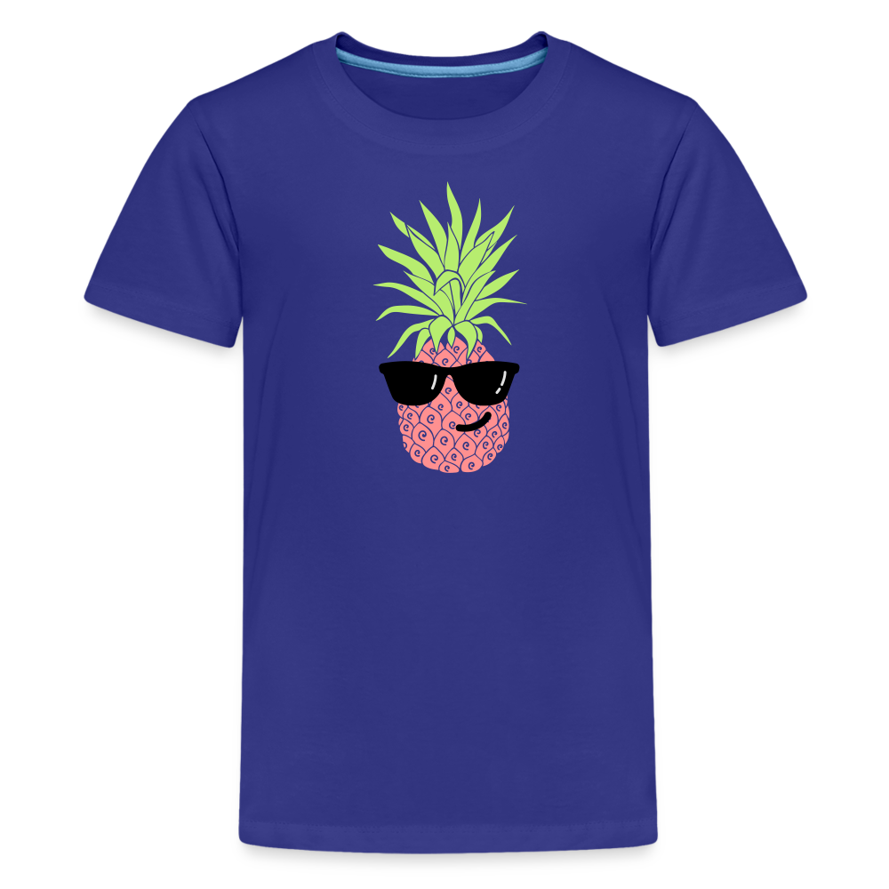 Teenager Premium T-Shirt - Ananas - Königsblau